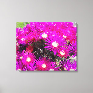Toile Fleurs violettes
