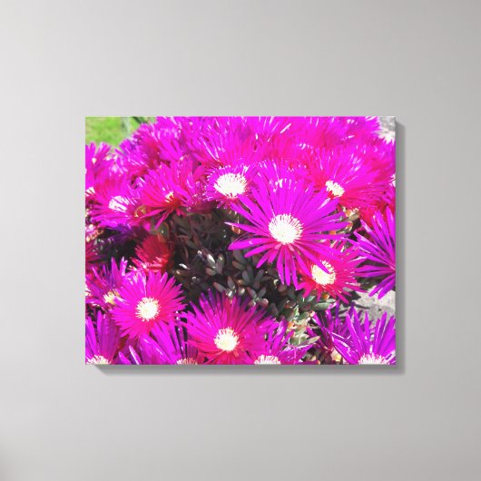 Toile Fleurs violettes (Recto)
