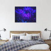 Toile Fleurs violettes (Insitu(Chambre))