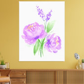 Toile Fleurs violettes (Insitu(Salon))