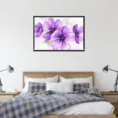 Toile Fleurs violettes (Insitu(Chambre))