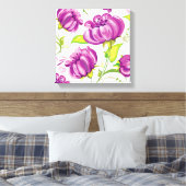 Toile Fleurs violettes (Insitu(Chambre))