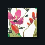 Toile Fleurs vives I<br><div class="desc">Vivid Flowers I par Jennifer Goldberger</div>