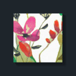 Toile Fleurs vives I<br><div class="desc">Vivid Flowers I par Jennifer Goldberger</div>