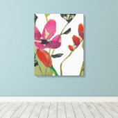 Toile Fleurs vives I (Insitu (Plancher de Bois))