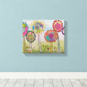 Toile Fleurs Whimsical (Insitu (Plancher de Bois))