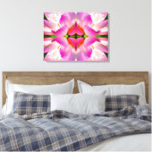 Toile FLEUVE PURPLE - Art Fractal - (Insitu(Chambre))