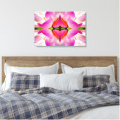 Toile FLEUVE PURPLE - Art Fractal - (Insitu(Chambre))