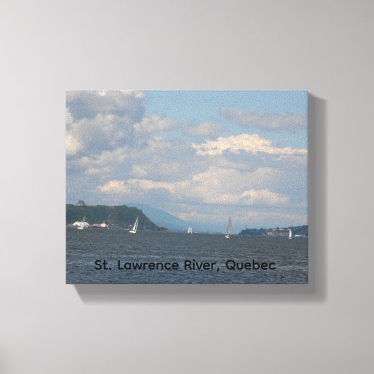 Toile Fleuve Saint-Laurent (Recto)