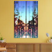 Toile Flipped Lights Contemporary Fine Art Photography (Insitu(Salon))