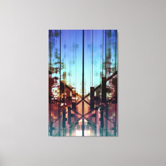 Toile Flipped Lights Contemporary Fine Art Photography (Recto)