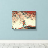 Toile Floating on Discovery : A Scientist's Journey" (Insitu (Plancher de Bois))