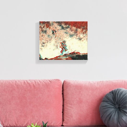 Toile Floating on Discovery : A Scientist's Journey" (Insitu(Salon))