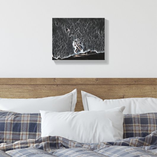 Toile "Floating on Discovery : A Scientist's Journey" (Insitu(Chambre))