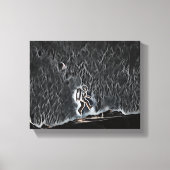 Toile "Floating on Discovery : A Scientist's Journey" (Recto)