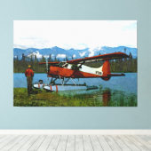 Toile Floatplane De Havilland Beaver (Insitu (Plancher de Bois))