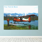 Toile Floatplane De Havilland Beaver (Insitu (Plancher de Bois))