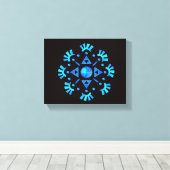 Toile Flocon de cristal (Insitu (Plancher de Bois))