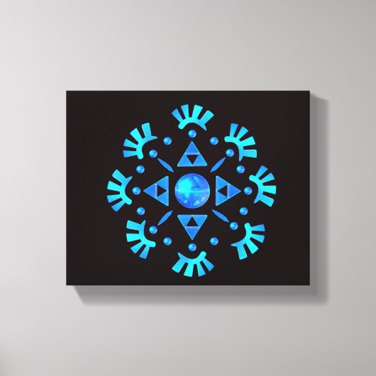 Toile Flocon de cristal (Recto)