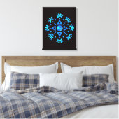 Toile Flocon de cristal (Insitu(Chambre))