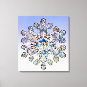 Toile Flocon de neige