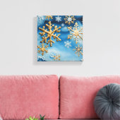 Toile Flocon de neige (Insitu(Salon))