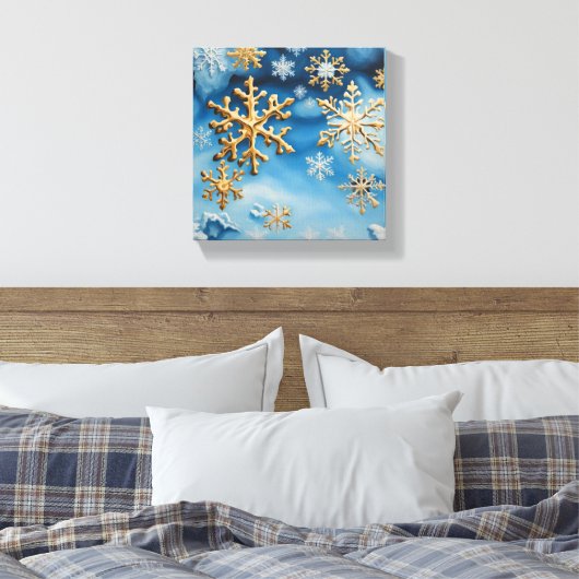 Toile Flocon de neige (Insitu(Chambre))