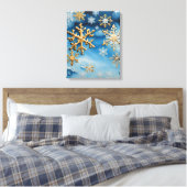 Toile Flocon de neige (Insitu(Chambre))