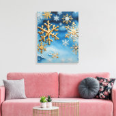 Toile Flocon de neige (Insitu(Salon))