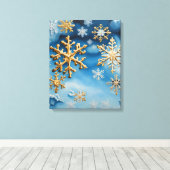 Toile Flocon de neige (Insitu (Plancher de Bois))