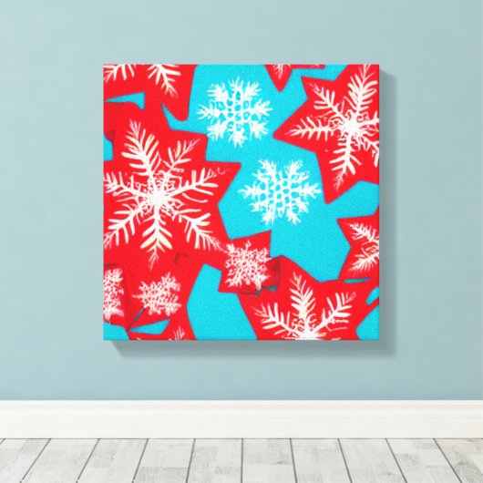 Toile Flocon de neige (Insitu (Plancher de Bois))