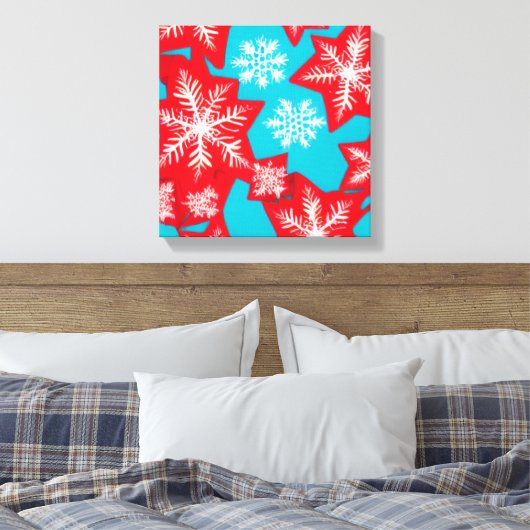 Toile Flocon de neige (Insitu(Chambre))