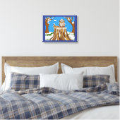 Toile Flocon de neige au hibou (Insitu(Chambre))