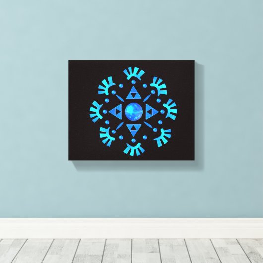 Toile Flocon de neige cristal (Insitu (Plancher de Bois))