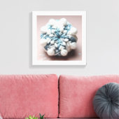 Toile Flocon de neige en coton (Insitu(Salon))