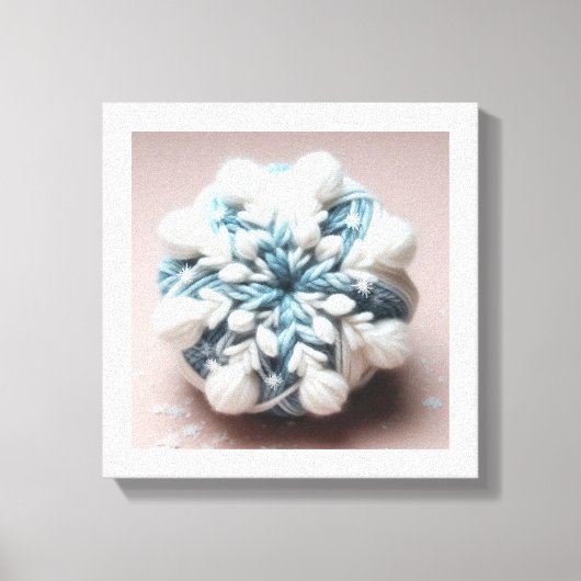 Toile Flocon de neige en coton (Recto)