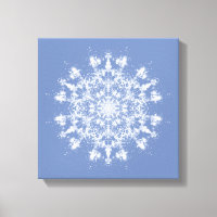 Flocon de neige fractionné en dentelle Abstraite s