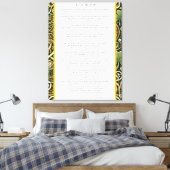 Toile Floraison Celtique (Insitu(Chambre))