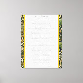 Toile Floraison Celtique (Recto)