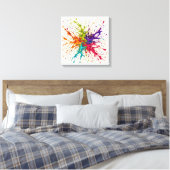 Toile Floraison chromatique (Insitu(Chambre))