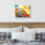 Toile Floraison radieuse de pétales éthérés dans la lumi (Insitu(Chambre))
