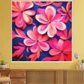 Toile Floral Abstrait (Insitu(Salon))