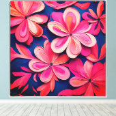 Toile Floral Abstrait (Insitu (Plancher de Bois))