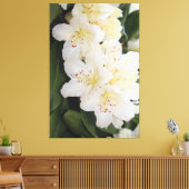 Toile Floral blanc crémeux (Insitu(Salon))