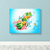 Toile Floral d'été (Insitu (Plancher de Bois))