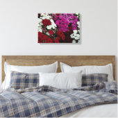 Toile Floral Dianthus blanc, rose et rouge (Insitu(Chambre))