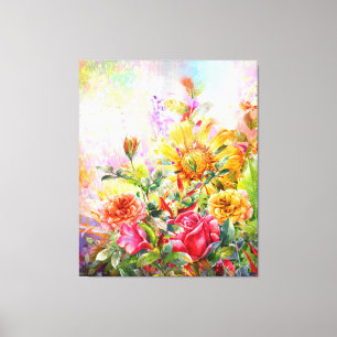 Toile Floral Fleur Fleur de l'Art Mur