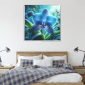 Toile Floral orchidée bleue (Insitu(Chambre))