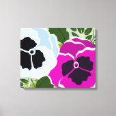 Toile Floral Pansy Flower (Recto)