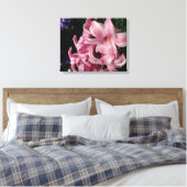 Toile Floral Pink Hyacinth (Insitu(Chambre))